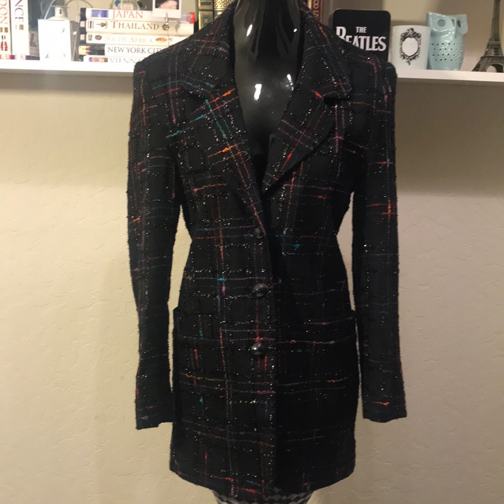Super unique Lauren  Meren 3/4 Midi Blazer Jacket